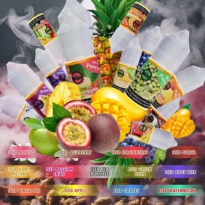 日本 Purefruit 天然水果萃取尼古丁鹽小煙油系列，呈現極致還原的真實果香與細膩口感。